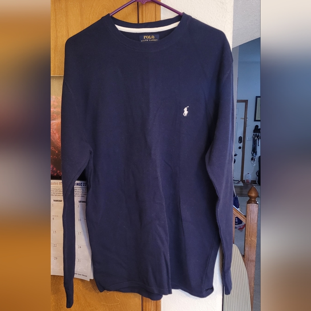 Polo Ralph Lauren Navy Long Sleeve Shirt